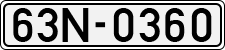 License plate of Vietnam, Cars