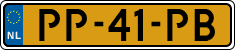 License plate of the Netherlands, Cars