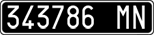 License plate of Italy, Cars (1927 year series)