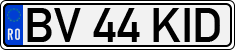 License plate of Romania, Regular plates
