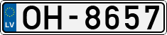 License plate of Latvia, Regular car plates