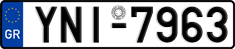 License plate of Greece, Cars