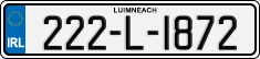 License plate of Ireland, Regular plates