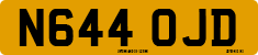 License plate of the United Kingdom, 1983 year system