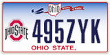 Ohio, Specialty plates (123ABC)