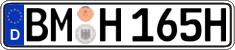 German license plate, Plates for oldtimers (type 