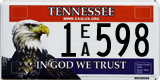 Tennessee, Specialty plates (AB 1234 / 1234 AB / 1AB 234 / 12 AB 34)