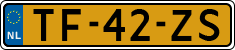 License plate of the Netherlands, Cars