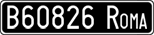 License plate of Italy, Cars (1927 year series)