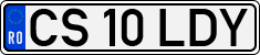 License plate of Romania, Regular plates