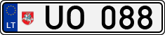 License plate of Lithuania, Trailers