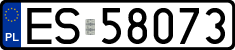 License plates of Poland, Regular car plates