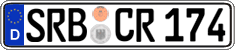 German license plate, Regular plates