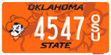 Oklahoma, Specialty plates