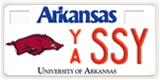 Arkansas, Specialty plates (AB XXXX / XXXXX)