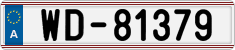License plate of Austria, Diplomatic