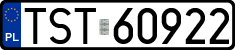 License plates of Poland, Regular car plates