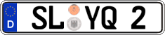 German license plate, Regular plates