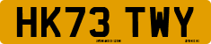 License plate of the United Kingdom, 2001 year system