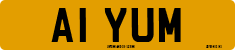 License plate of the United Kingdom, 1983 year system