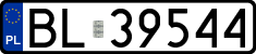License plates of Poland, Regular car plates
