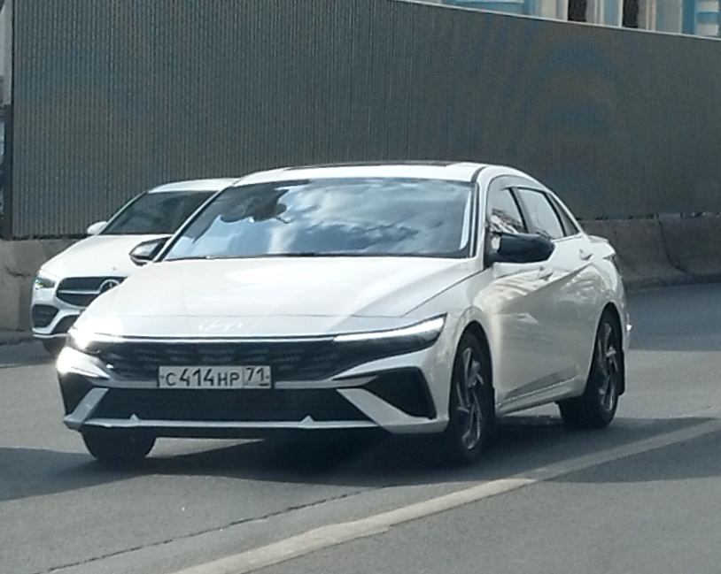 с 414 нр 71, Hyundai Elantra 7th gen (CN7), facelift, 2023–