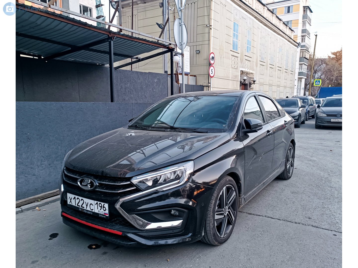 х 122 ус 196, Lada (VAZ) Vesta 1st gen Sport / Sportline Sedan (GFLS), facelift, 2023–