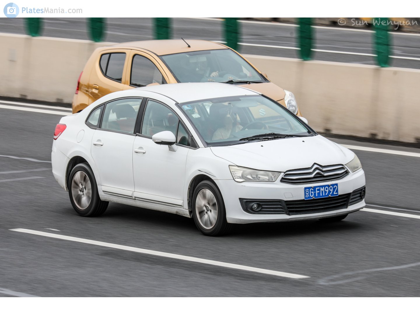 京G·FM992, Citroёn C-Quatre 1st gen Sedan (CN-market), facelift, 2012–2016