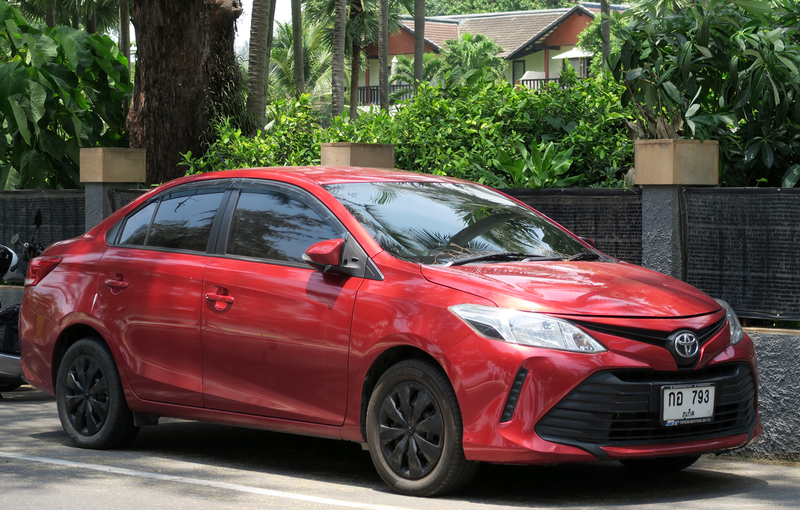 กอ 793, Toyota Vios 3rd gen Sedan (XP150; CN- and TH-market), facelift, 2016–