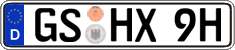 German license plate, Plates for oldtimers (type 