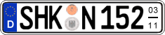 German license plate, Seasonal plates