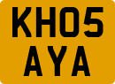 License plate of the United Kingdom, 2001 year system