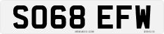 License plate of the United Kingdom, 2001 year system