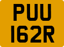 License plate of the United Kingdom, 1963 year system