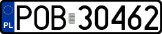 License plates of Poland, Regular car plates