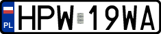 License plates of Poland, Authorities