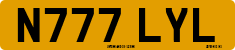 License plate of the United Kingdom, 1983 year system