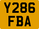 License plate of the United Kingdom, 1983 year system