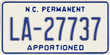 North Carolina, Apportioned (LA-12345)