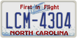 North Carolina, ABC-1234