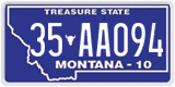 Montana, 1-AB1234 / 10-AB123