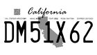 California, Temporary (AB12C34)