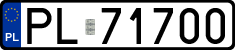 License plates of Poland, Regular car plates