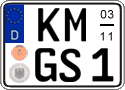 German license plate, Seasonal plates