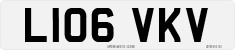 License plate of the United Kingdom, 1983 year system