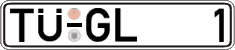 German license plate, Regular plates