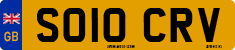 License plate of the United Kingdom, 2001 year system