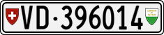 License plate of Switzerland, Cars