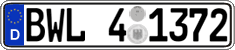 German license plate, Regional authorities