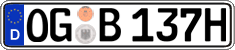 German license plate, Plates for oldtimers (type 